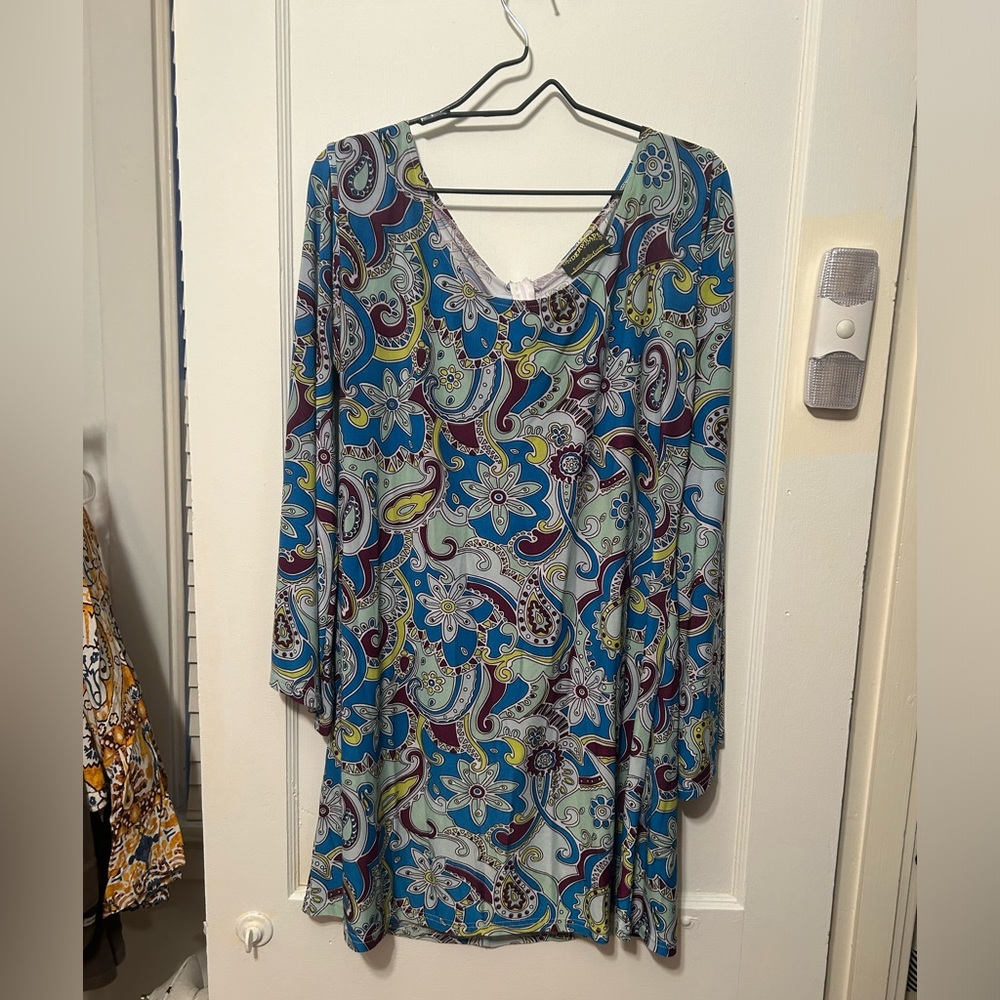 Underwraps bell sleeve dress